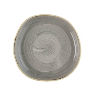 Talerz organiczny z wysokim rantem Stonecast Peppercorn Grey, 200mm