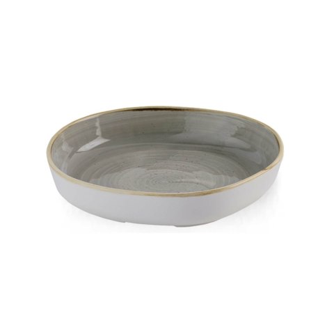 Talerz organiczny z wysokim rantem Stonecast Peppercorn Grey, 200mm Talerz organiczny z wysokim rantem Stonecast Peppercorn Grey, 200mm