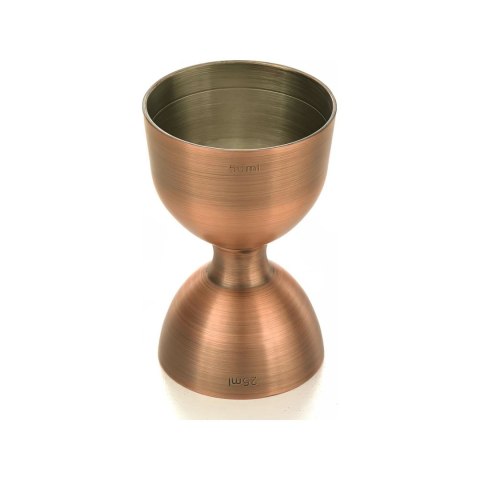 Miarka barmańska Bell z prostą krawędzią, antyczna miedź, BarFly, 25/50ml Miarka barmańska Bell z prostą krawędzią, antyczna miedź, BarFly, 25/50ml