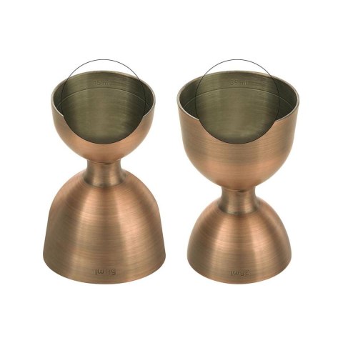 Miarka barmańska Bell z prostą krawędzią, antyczna miedź, BarFly, 25/50ml Miarka barmańska Bell z prostą krawędzią, antyczna miedź, BarFly, 25/50ml