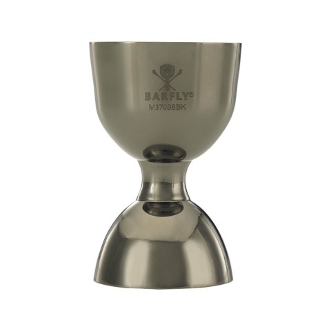 Miarka barmańska Bell z prostą krawędzią, czarna, BarFly, 25/50ml Miarka barmańska Bell z prostą krawędzią, czarna, BarFly, 25/50ml