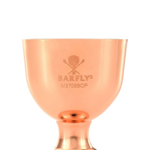 Miarka barmańska Bell z prostą krawędzią, miedź, BarFly, 25/50ml Miarka barmańska Bell z prostą krawędzią, miedź, BarFly, 25/50ml