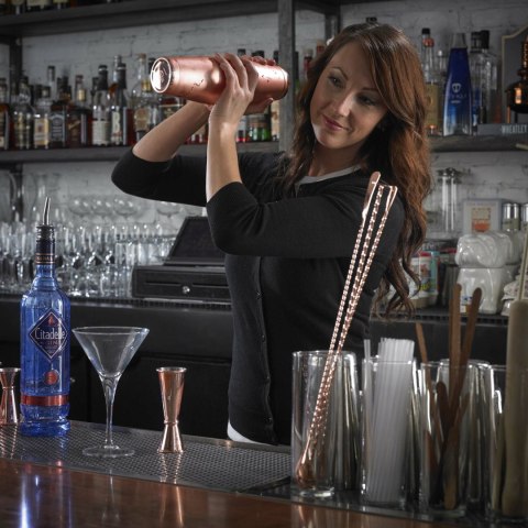Miarka barmańska Bell z prostą krawędzią, miedź, BarFly, 25/50ml Miarka barmańska Bell z prostą krawędzią, miedź, BarFly, 25/50ml