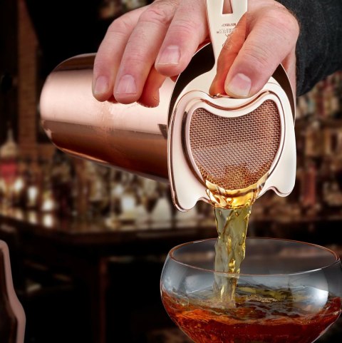 Miarka barmańska Bell z prostą krawędzią, miedź, BarFly, 25/50ml Miarka barmańska Bell z prostą krawędzią, miedź, BarFly, 25/50ml