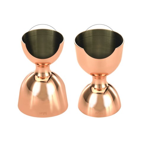 Miarka barmańska Bell z prostą krawędzią, miedź, BarFly, 25/50ml Miarka barmańska Bell z prostą krawędzią, miedź, BarFly, 25/50ml