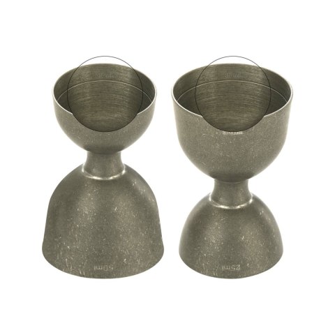 Miarka barmańska Bell z prostą krawędzią, vintage, BarFly, 25/50ml Miarka barmańska Bell z prostą krawędzią, vintage, BarFly, 25/50ml