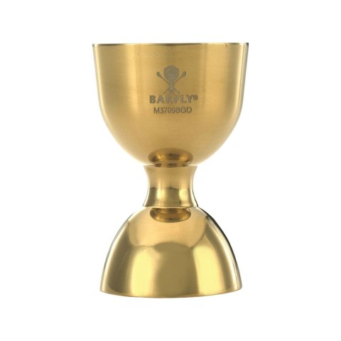 Miarka barmańska Bell z prostą krawędzią, złota, BarFly, 25/50ml Miarka barmańska Bell z prostą krawędzią, złota, BarFly, 25/50ml