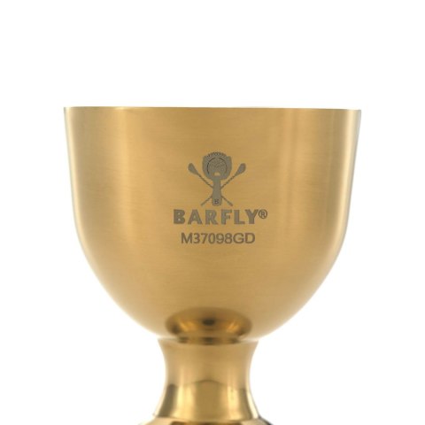 Miarka barmańska Bell z prostą krawędzią, złota, BarFly, 25/50ml Miarka barmańska Bell z prostą krawędzią, złota, BarFly, 25/50ml
