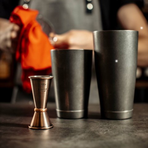Miarka barmańska w stylu japońskim Diamond Lettice, antyczna miedź, BarFly, 30/60ml Miarka barmańska w stylu japońskim Diamond Lettice, antyczna miedź, BarFly, 30/60ml
