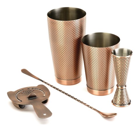 Miarka barmańska w stylu japońskim Diamond Lettice, miedź, BarFly, 30/60ml Miarka barmańska w stylu japońskim Diamond Lettice, miedź, BarFly, 30/60ml