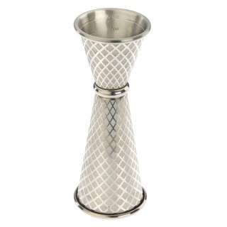 Miarka barmańska w stylu japońskim Diamond Lettice, stal nierdzewna, BarFly, 30/60ml