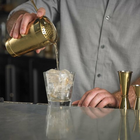 Miarka barmańska w stylu japońskim Diamond Lettice, złota, BarFly, 30/60ml Miarka barmańska w stylu japońskim Diamond Lettice, złota, BarFly, 30/60ml