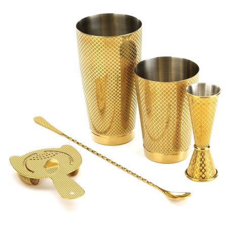 Miarka barmańska w stylu japońskim Diamond Lettice, złota, BarFly, 30/60ml Miarka barmańska w stylu japońskim Diamond Lettice, złota, BarFly, 30/60ml