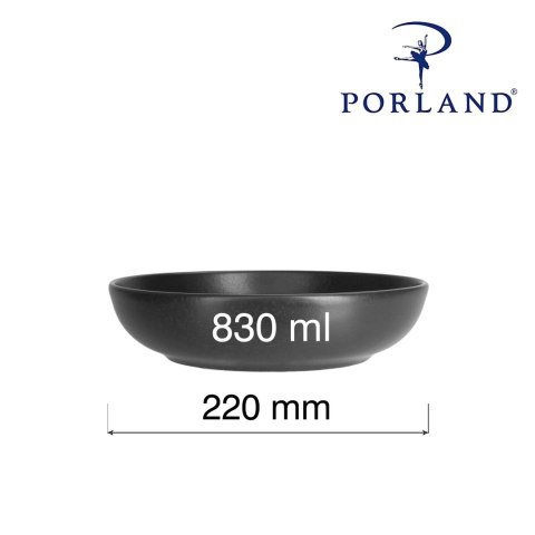 Miska płytka Coal, 220mm Miska płytka Coal, 220mm