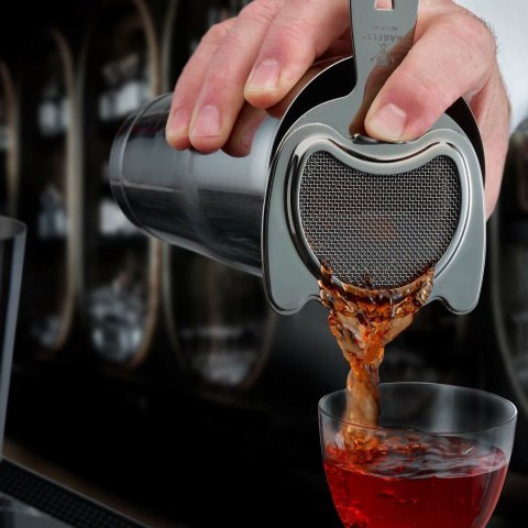 Shaker barmański 3-częściowy w stylu japońskim Diamond Lettice, czarny, BarFly, 700ml Shaker barmański 3-częściowy w stylu japońskim Diamond Lettice, czarny, BarFly, 700ml