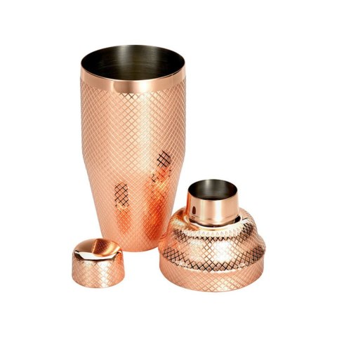 Shaker barmański 3-częściowy w stylu japońskim Diamond Lettice, miedź, BarFly 700ml Shaker barmański 3-częściowy w stylu japońskim Diamond Lettice, miedź, BarFly 700ml