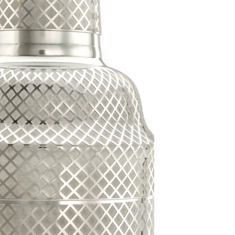 Shaker barmański 3-częściowy w stylu japońskim Diamond Lettice, stal nierdzewna, BarFly, 700ml Shaker barmański 3-częściowy w stylu japońskim Diamond Lettice, stal nierdzewna, BarFly, 700ml