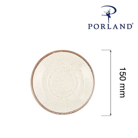 Spodek do filiżanki sztaplowanej Sand, 150mm Spodek do filiżanki sztaplowanej Sand, 150mm