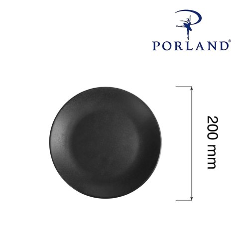 Talerz płytki Coal, 200mm Talerz płytki Coal, 200mm