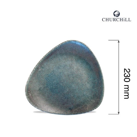 Talerz trójkątny Astro Metallic Blue Talerz trójkątny Astro Metallic Blue