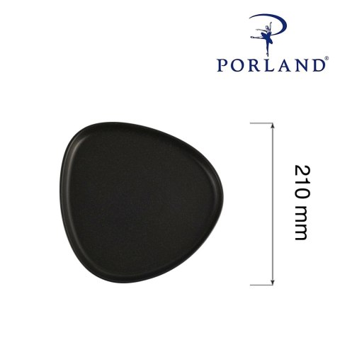 Talerz trójkątny Coal, 210mm Talerz trójkątny Coal, 210mm