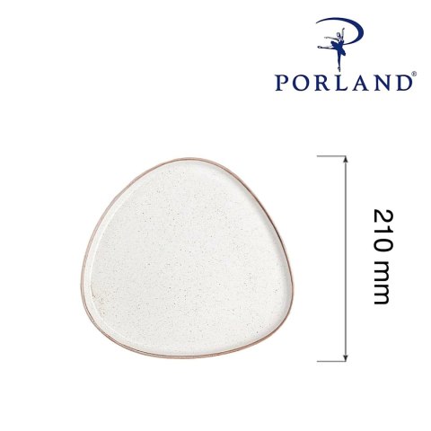 Talerz trójkątny Sand, 210mm Talerz trójkątny Sand, 210mm