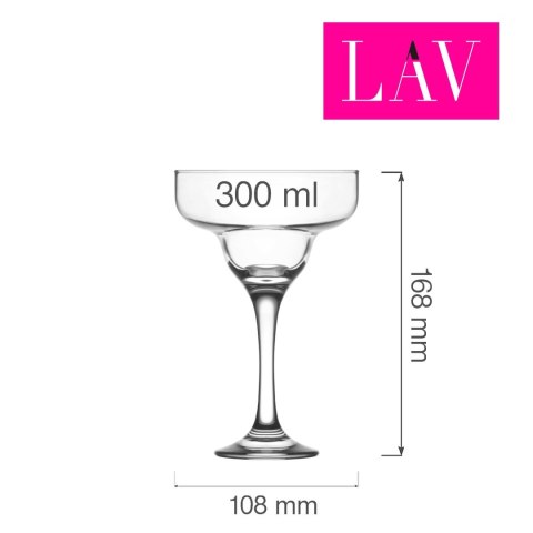 Kieliszek do margarity Sofia 300 ml, LAV (dawniej LV-MIS581XZ) Kieliszek do margarity Sofia 300 ml, LAV (dawniej LV-MIS581XZ)