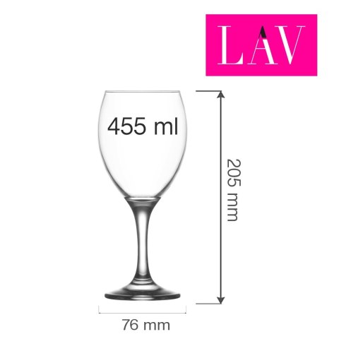 Kieliszek do wina Aspen 455 ml, LAV (dawniej LV-EMP583XZ) Kieliszek do wina Aspen 455 ml, LAV (dawniej LV-EMP583XZ)