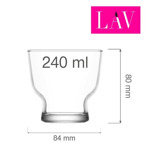 Pucharek Palermo 240 ml, LAV (dawniej LV-PET381Z) Pucharek Palermo 240 ml, LAV (dawniej LV-PET381Z)