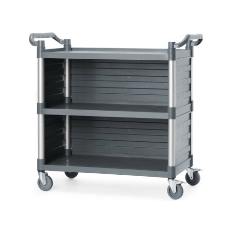 Wózek serwisowy z panelami bocznymi, 3-półkowy, 1010x500x(h)960mm Wózek serwisowy z panelami bocznymi, 3-półkowy, 1010x500x(h)960mm