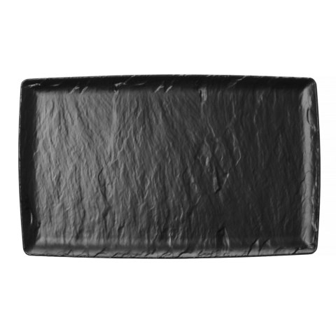 Półmisek z melaminy Rock, czarny, GN 1/3, 176x325mm Półmisek z melaminy Rock, czarny, GN 1/3, 176x325mm