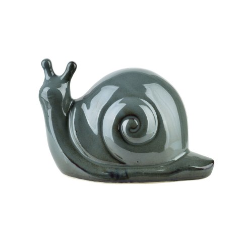 MAVE BLUE Figura ślimak ceramiczny 19x11x11cm MAVE BLUE Figura ślimak ceramiczny 19x11x11cm