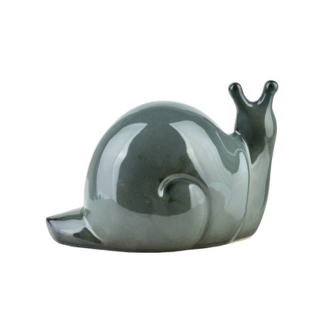 MAVE BLUE Figura ślimak ceramiczny 19x11x11cm MAVE BLUE Figura ślimak ceramiczny 19x11x11cm