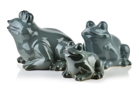 MAVE BLUE Figura żaba ceramiczna 16x15,5x13cm MAVE BLUE Figura żaba ceramiczna 16x15,5x13cm