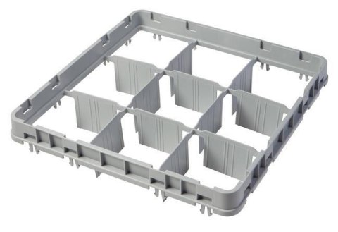 Nadstawka do koszy Full Drop 500x500 mm szara, model E1, 16 przegródek, Cambro Nadstawka do koszy Full Drop 500x500 mm szara, model E1, 16 przegródek, Cambro