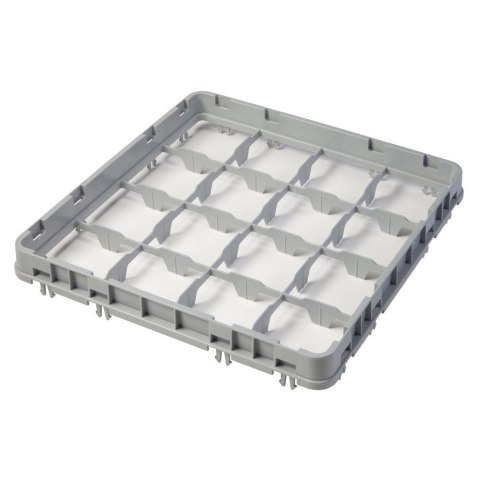 Nadstawka do koszy Half Drop 500x500 mm szara, model E2, 16 przegródek, Cambro Nadstawka do koszy Half Drop 500x500 mm szara, model E2, 16 przegródek, Cambro