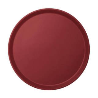 Taca do serwowania Camtread okrągła, antypoślizgowa, burgundowa 355 mm, Cambro