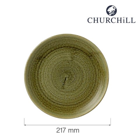 Talerz płytki Stonecast Plume Green 217 mm Talerz płytki Stonecast Plume Green 217 mm