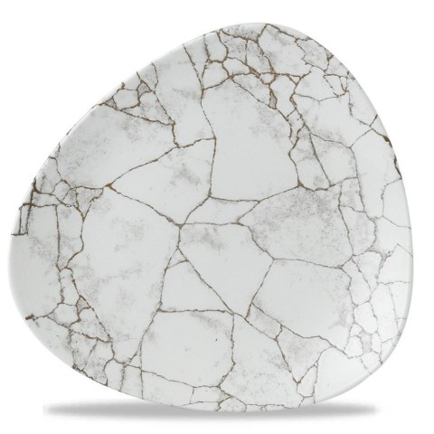 Talerz trójkątny Studio Prints Kintsugi Agate Grey 229 mm Talerz trójkątny Studio Prints Kintsugi Agate Grey 229 mm