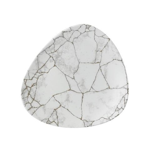 Talerz trójkątny Studio Prints Kintsugi Agate Grey 229 mm Talerz trójkątny Studio Prints Kintsugi Agate Grey 229 mm