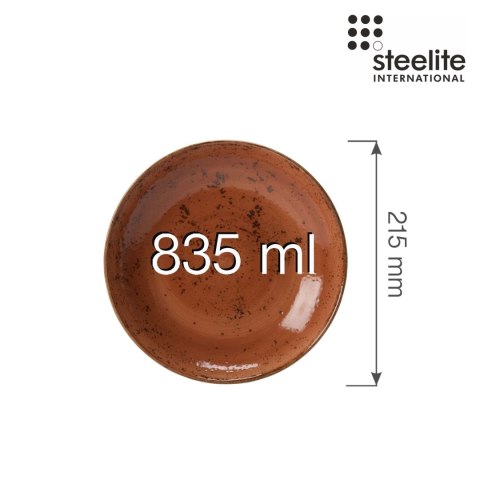 Talerz coupe Craft Terracotta 215 mm Talerz coupe Craft Terracotta 215 mm