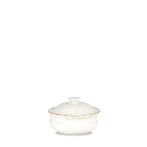 Garnek z pokrywką Stonecast Barley White, 140mm, 430ml