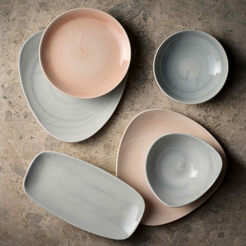 Misa trójkątna Stonecast Canvas Grey, 190mm, 370ml