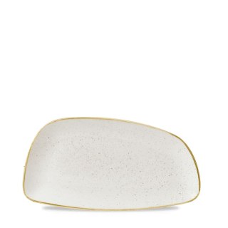 Talerz Geo szefa kuchni Stonecast Barley White, 300x160mm