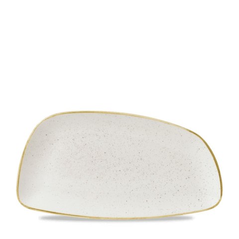 Talerz Geo szefa kuchni Stonecast Barley White, 350x190mm