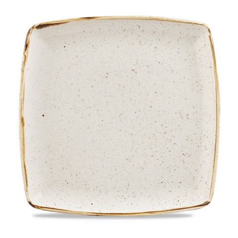 Talerz kwadratowy głęboki Stonecast Barley White, 300x300mm