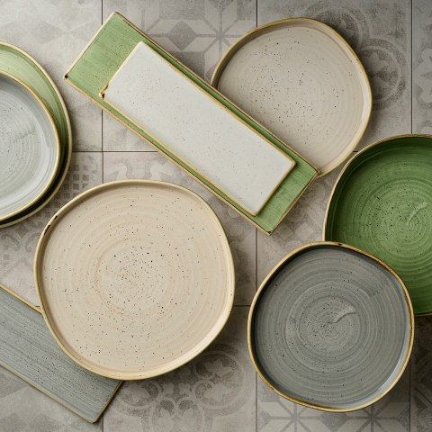 Talerz podłużny Stonecast Sage Green, 323x110mm
