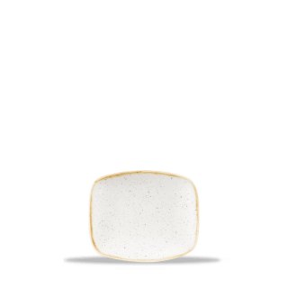 Talerz podłużny szefa kuchni Stonecast Barley White, 150x130mm