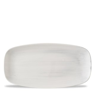 Talerz podłużny szefa kuchni Stonecast Canvas Grey, 300x150mm