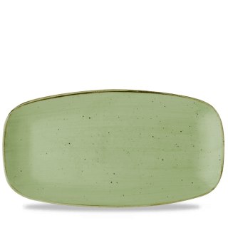 Talerz podłużny szefa kuchni Stonecast Sage Green, 300x150mm